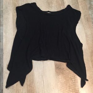 Black Knit Festival Top
